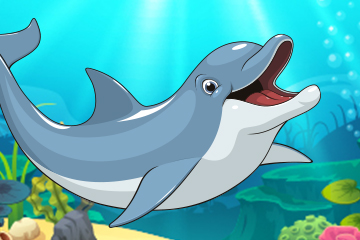 Kindergeburtstag "Delfin"